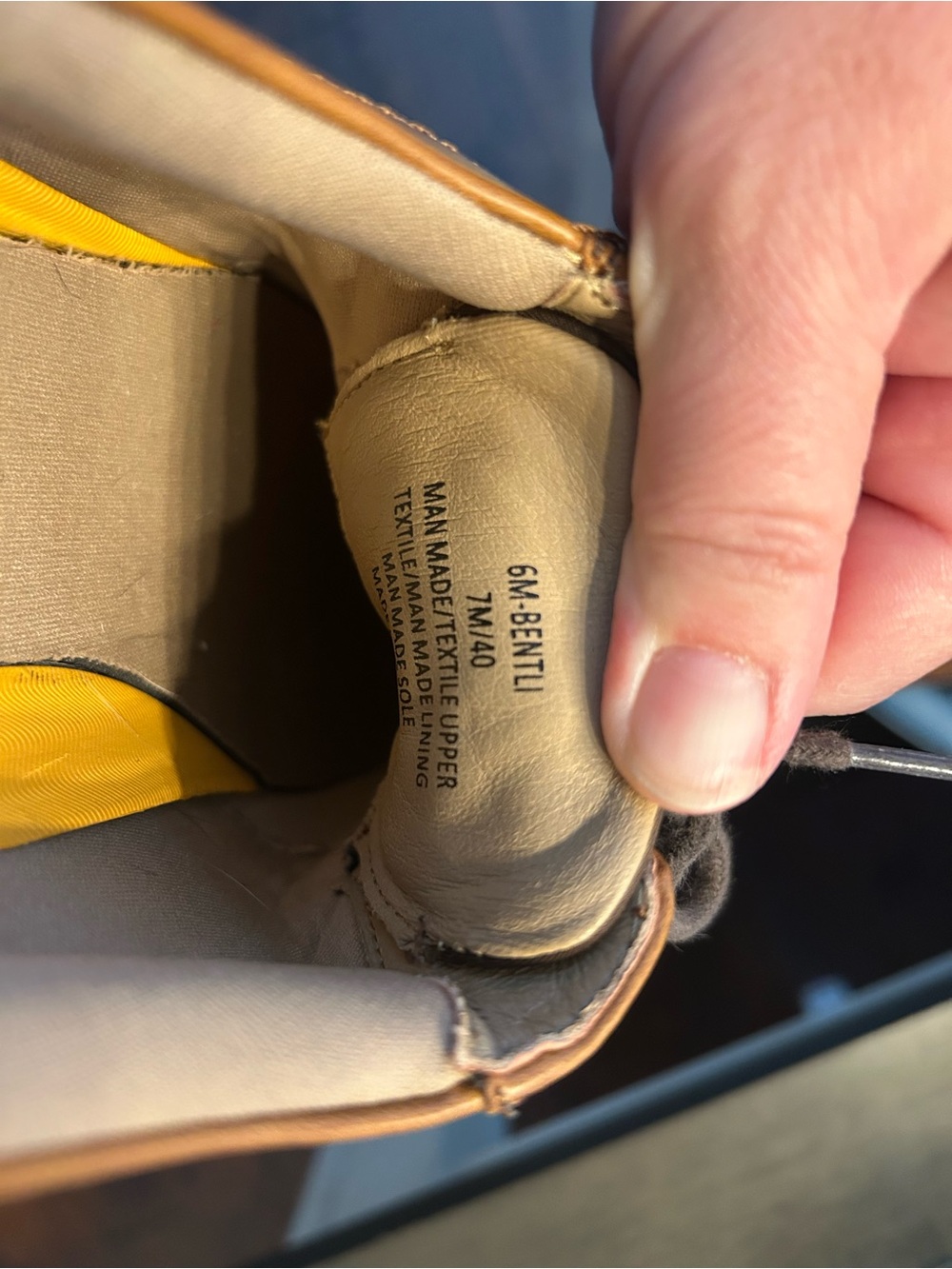 Men's Brown Leather Lace-Up Shoes - Picture 4 of 5